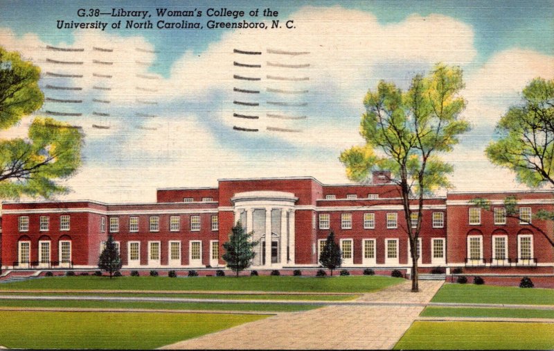North Carolina Greensboro Library Woman's College University Of North Ca...
