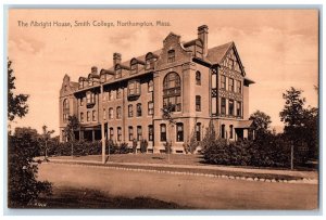 Northampton Massachusetts MA Postcard Albright House Smith College c1910 Vintage