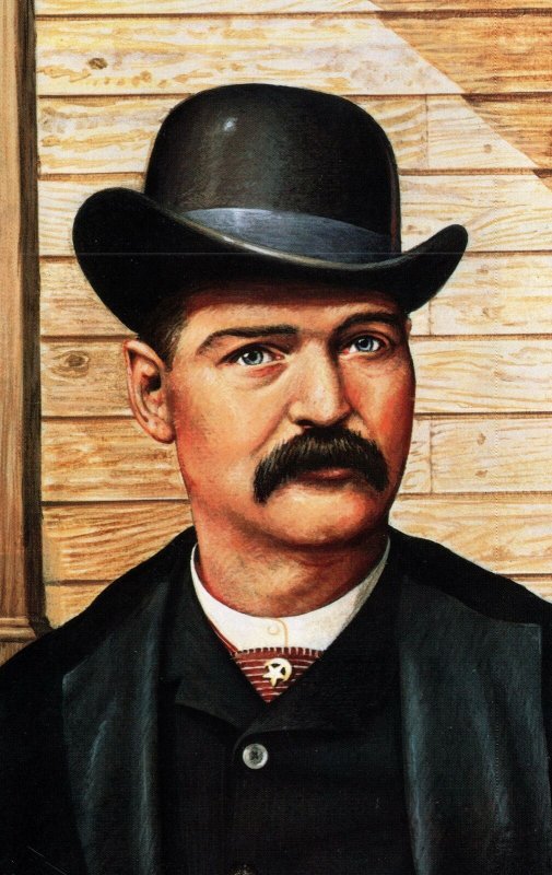 COLLECTOR POSTCARD LEGENDS OF THE WEST BAT MASTERSON LAWMAN 1853-1921