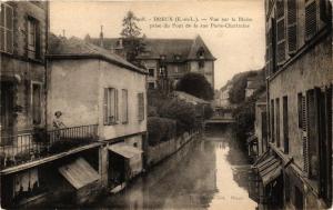 CPA DREUX-Vue sur la Blaise prise du Pont de la rue Porte-Chartraine (178007)