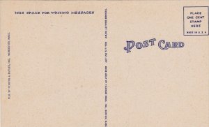 Greetings Massachusetts  Worcester  LARGE LETTER