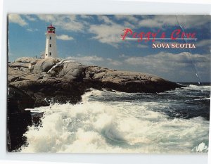 Postcard Peggy's Cove Lighthouse, Peggy's Cove, Canada