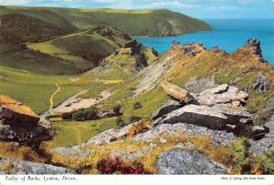 BR92450 valley of rocks lynton devon   uk