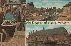 Northamptonshire Postcard - Stoke Bruerne, Grand Union Canal Ref.RS29278