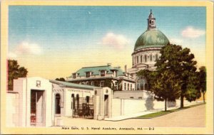 Maryland Annapolis U S Naval Academy Main Gate Dexter Press