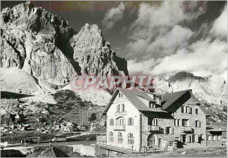 Modern Postcard Cortina Albergo Passo Falzarego