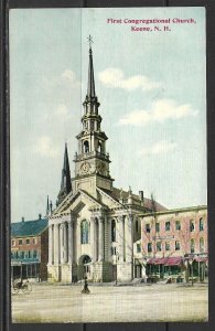 New Hampshire, Keene - First Congregational Church. - [NH-215]