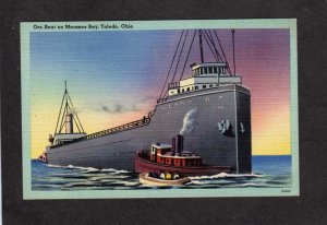 OH Steamship Steamer Ore Mining Carrier Ship Tug Boat Toledo Ohio PC