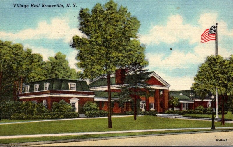 New York Bronxville Village Hall Curteich