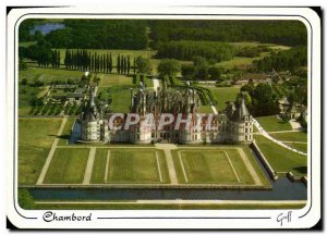 Modern Postcard The Chateaux of the Loire Chambord