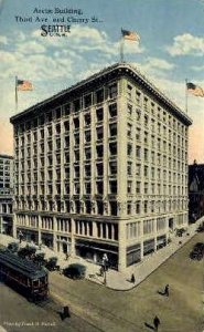 Third Avenue - Seattle, Washington WA Postcard