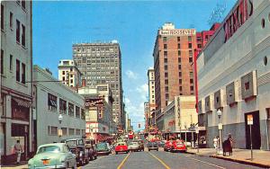 Jacksonville FL Street View Store Fronts Old Cars Walgreen's Drugs Postcard