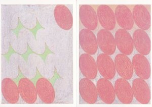 Jimyong Park Ururuquangquang 2x South Korea Painting Postcard s