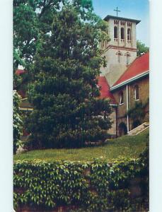 Unused 1950's CHURCH SCENE Graymoor New York NY p4154