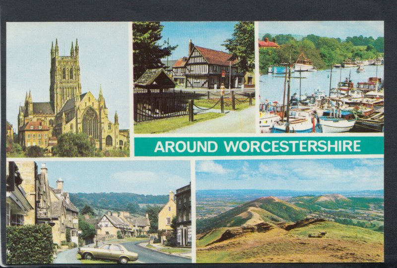 Worcestershire Postcard - Views Around Worcestershire    T7194