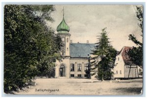 1908 View of Sollestedgaard Søllested Denmark Posted Antique Postcard