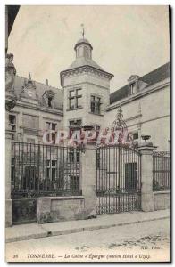 Postcard Former Bank Caisse d & # 39Epargne Old Hotel d & # 39Uzes Thunder