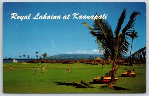 Maui Hawaii~Royal Lahaina Golf Course At Kaanapali~Nani Li'i 1951 Postcard