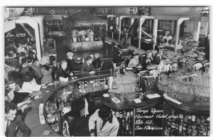 RPPC Tonga Room FAIRMONT HOTEL San Francisco Tiki Bar 1940s Zan Vintage Photo