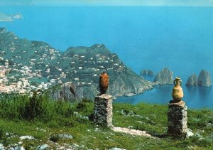 Postcard Anacapri Da Monte Solaro View From The Solaro Mountain Italy