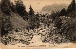 CPA Route de FLUMET a La GIETTAZ - L'Arondine (651318)