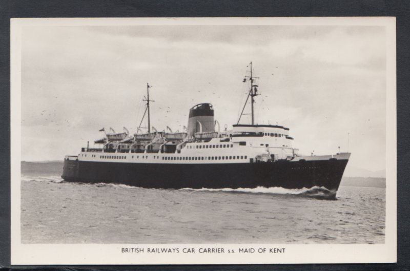 Shipping Postcard - British Railways Car Carrier S.S.Maid of Kent  HP524