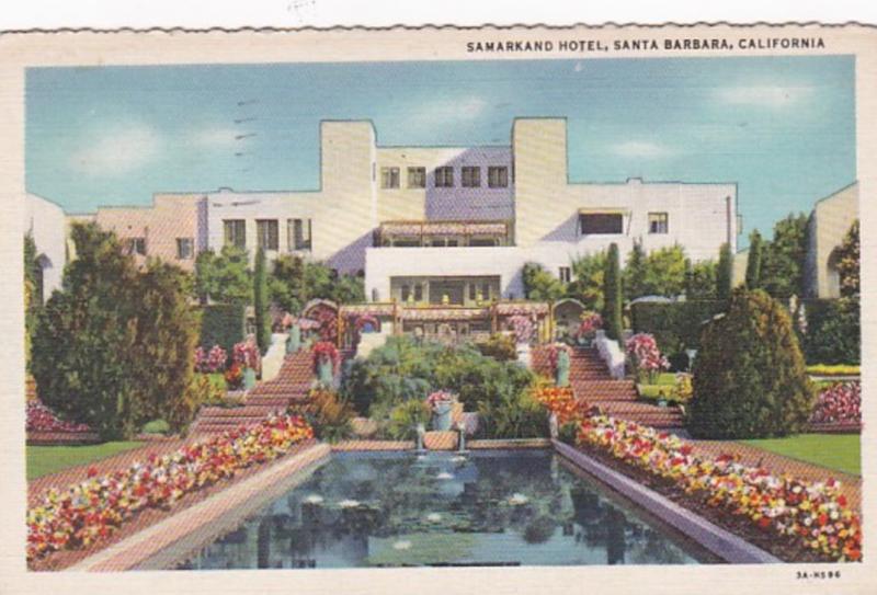 California Santa Barbara The Samarkhand Hotel 1935