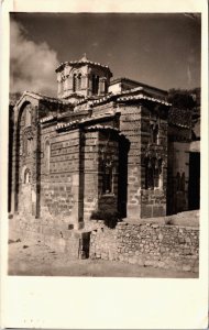 Greece Distomo Hosios Lucas Église Dela Vierge Vintage RPPC C170