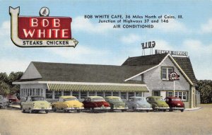 Cairo Illinois Bob White Cafe Restaurant Vintage Postcard AA65522