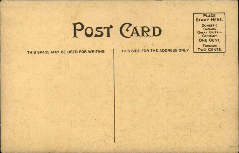 Stanley Wisconsin WI Broadway c1910 Postcard 