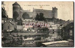 Old Postcard Window View Vilaine LAVANDIERES