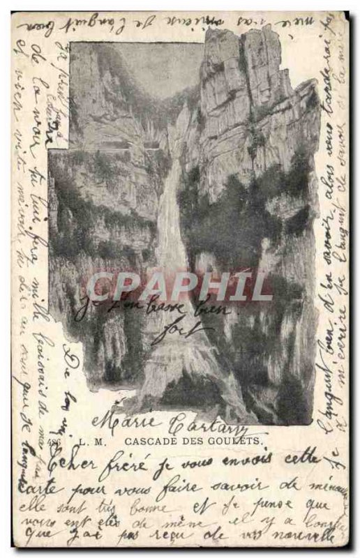 Old Postcard The Cascade Goulets