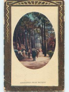 Divided-Back POSTCARD FROM Detroit Michigan MI HM6337