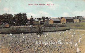 Rabbit Farm - Kenoza Lake, New York NY Postcard