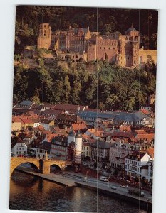 Postcard View from the Philosopher's Path Heidelberg Germany