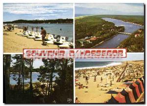 Postcard Modern Hossegor La Plage Blanche Vue Generale Du Lac