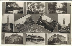 Czech Republic Velký Osek Vintage RPPC 07.51