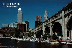 Continental Postcard The Flats Cleveland, Ohio CE16
