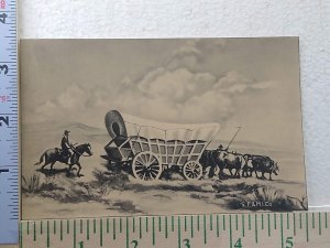 Postcard The Covered Wagon, S. F. & M. I. Co., Springfield, Massachusetts