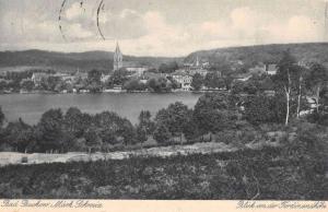 Buckow Germany Birdseye View Of City Antique Postcard K94429