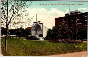 Postcard ARENA SCENE Winnipeg Manitoba MB AO0144