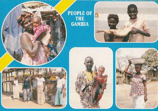 People Of The Gambia Postcard