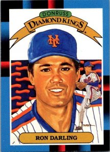 1987 Donruss Baseball Card Ron Darling New York Mets sk20712