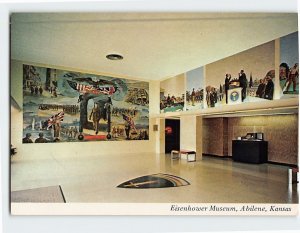 Postcard Eisenhower Museum Abilene Kansas USA