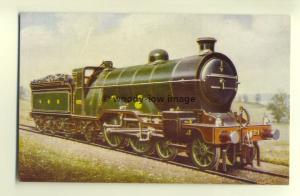 ry630 - Great Northern Steam Train no 1421 - art postcard