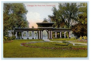 c1910's The Floral Arch Garfield Park Chicago Illinois IL Antique Postcard