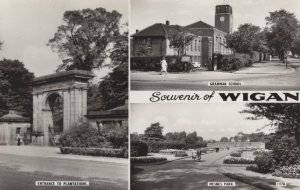 Souvenir Of Wigan School Plantation Rare Real Photo Postcard