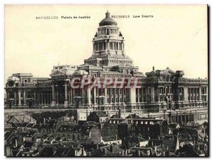 Old Postcard Grand Format Brussels Courthouse 18 * 14 cm
