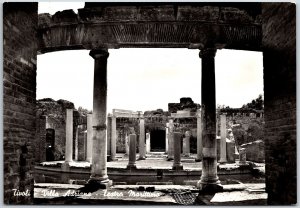 Tivoli ~ Villa Adriana Teatro Marittimo Italy Real Photo RPPC Postcard