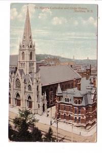 St Mary's Cathedral and Glebe House, Halifax, Nova Scotia,  Used 1912